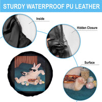Easter Bunny Iced Coffee Spare Tire Cover Funny Animal Meme