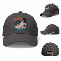 Easter Bunny Iced Coffee Baseball Cap Funny Animal Meme