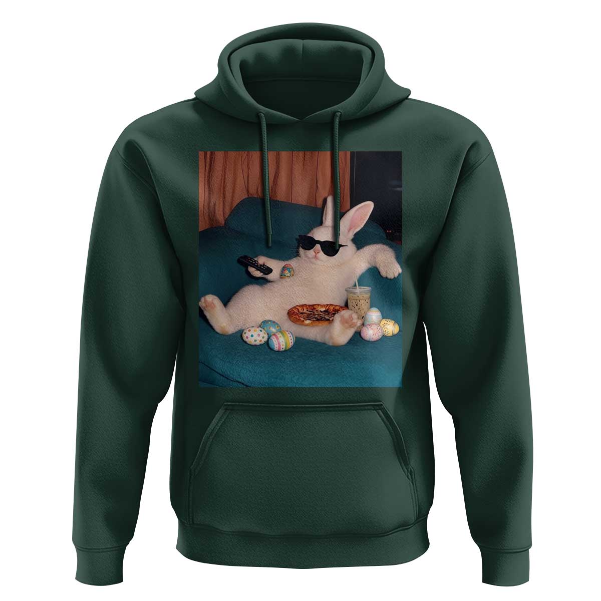 Easter Bunny Iced Coffee Hoodie Funny Animal Meme