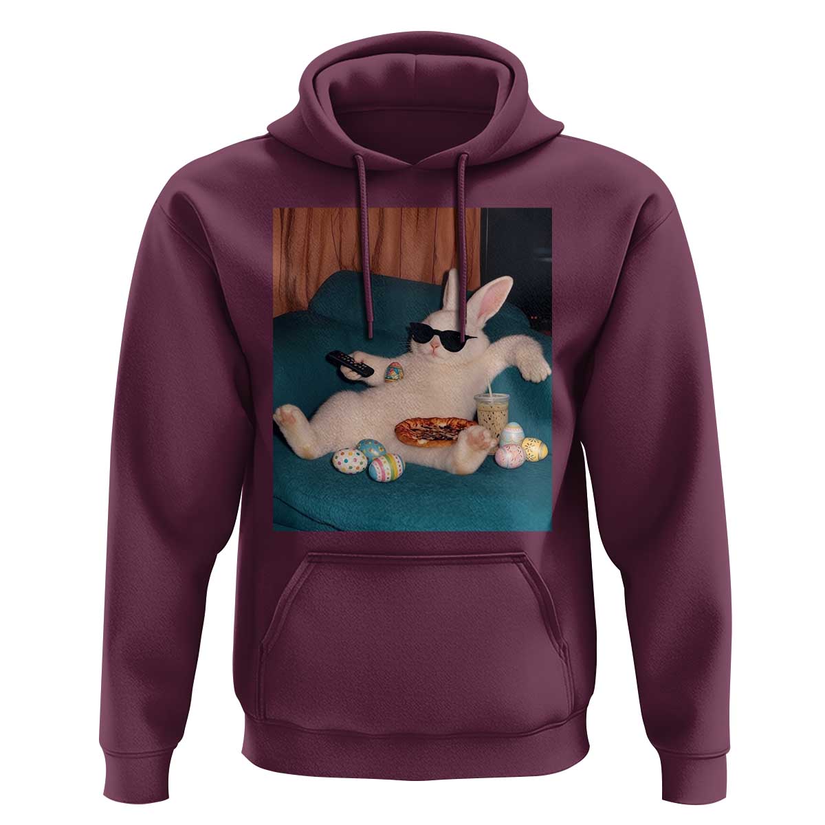 Easter Bunny Iced Coffee Hoodie Funny Animal Meme