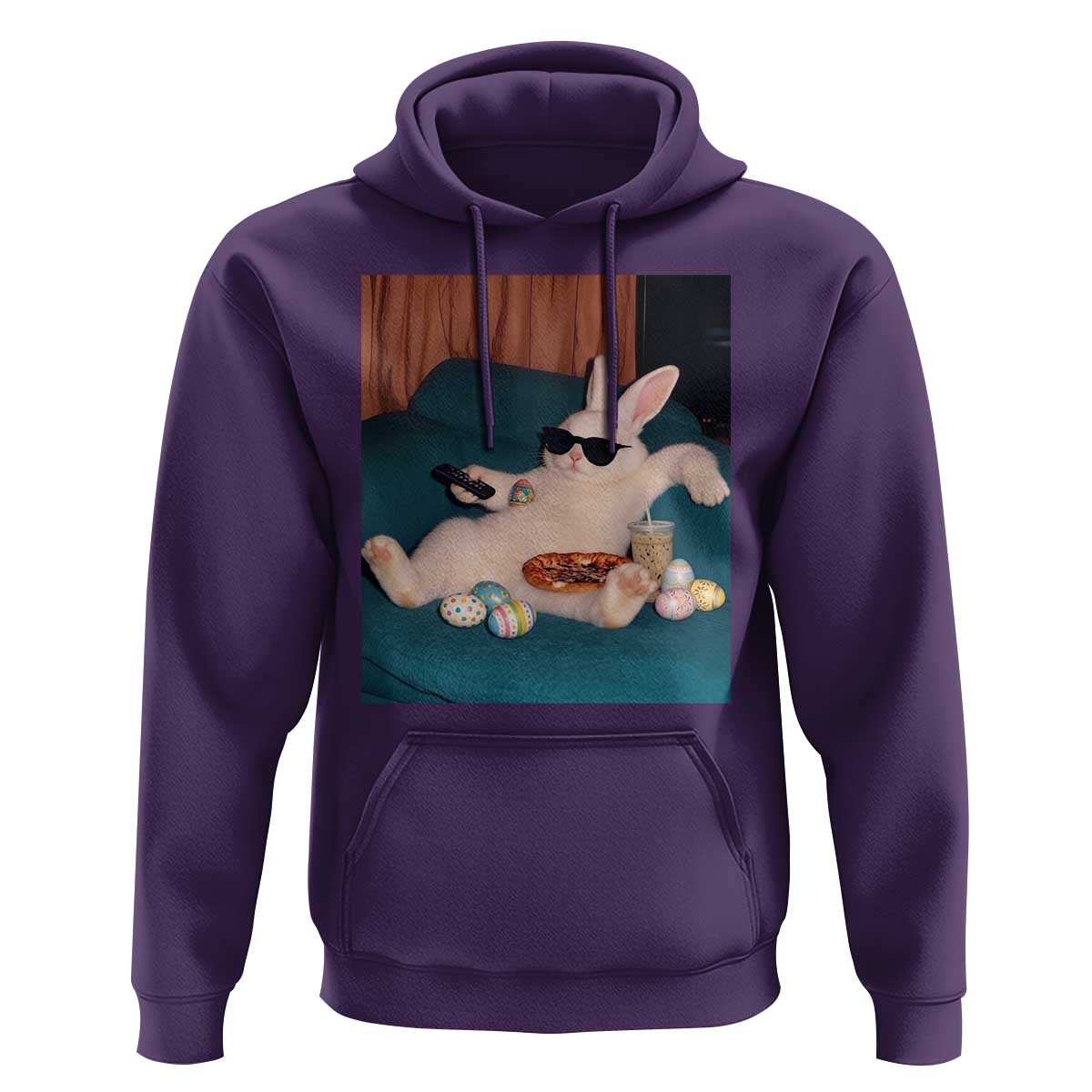 Easter Bunny Iced Coffee Hoodie Funny Animal Meme