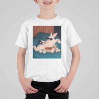 Easter Bunny Iced Coffee T Shirt For Kid Funny Animal Meme