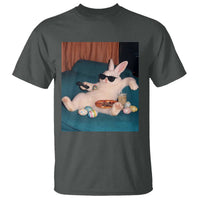 Easter Bunny Iced Coffee T Shirt Funny Animal Meme