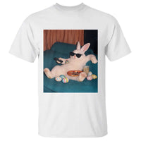 Easter Bunny Iced Coffee T Shirt Funny Animal Meme