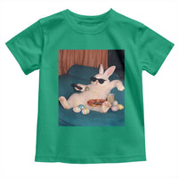 Easter Bunny Iced Coffee Toddler T Shirt Funny Animal Meme
