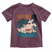 Easter Bunny Iced Coffee Toddler T Shirt Funny Animal Meme