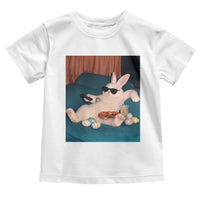 Easter Bunny Iced Coffee Toddler T Shirt Funny Animal Meme