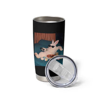 Easter Bunny Iced Coffee Tumbler Cup Funny Animal Meme