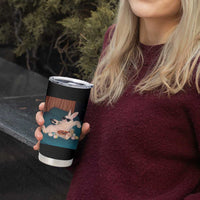 Easter Bunny Iced Coffee Tumbler Cup Funny Animal Meme