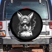 Funny Easter Bunny Smoking Meme Spare Tire Cover
