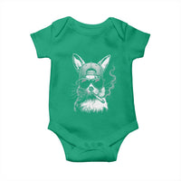 Funny Easter Bunny Smoking Meme Baby Onesie