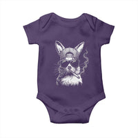 Funny Easter Bunny Smoking Meme Baby Onesie