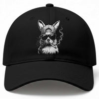 Funny Easter Bunny Smoking Meme Baseball Cap