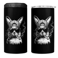 Funny Easter Bunny Smoking Meme 4 in 1 Can Cooler Tumbler
