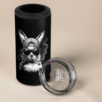 Funny Easter Bunny Smoking Meme 4 in 1 Can Cooler Tumbler