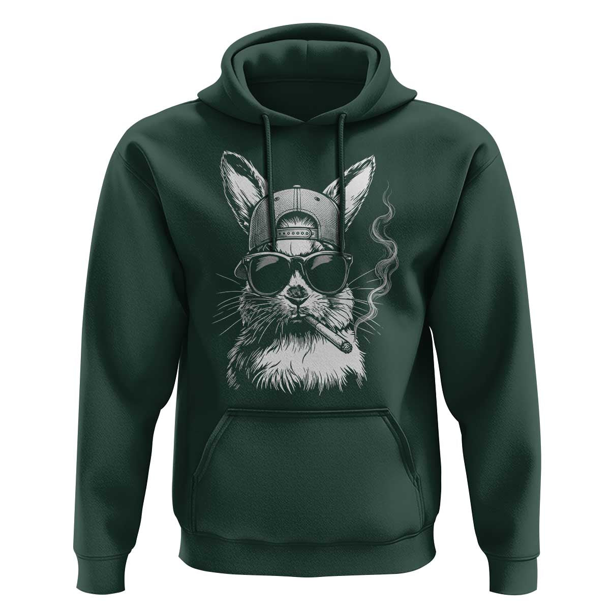 Funny Easter Bunny Smoking Meme Hoodie
