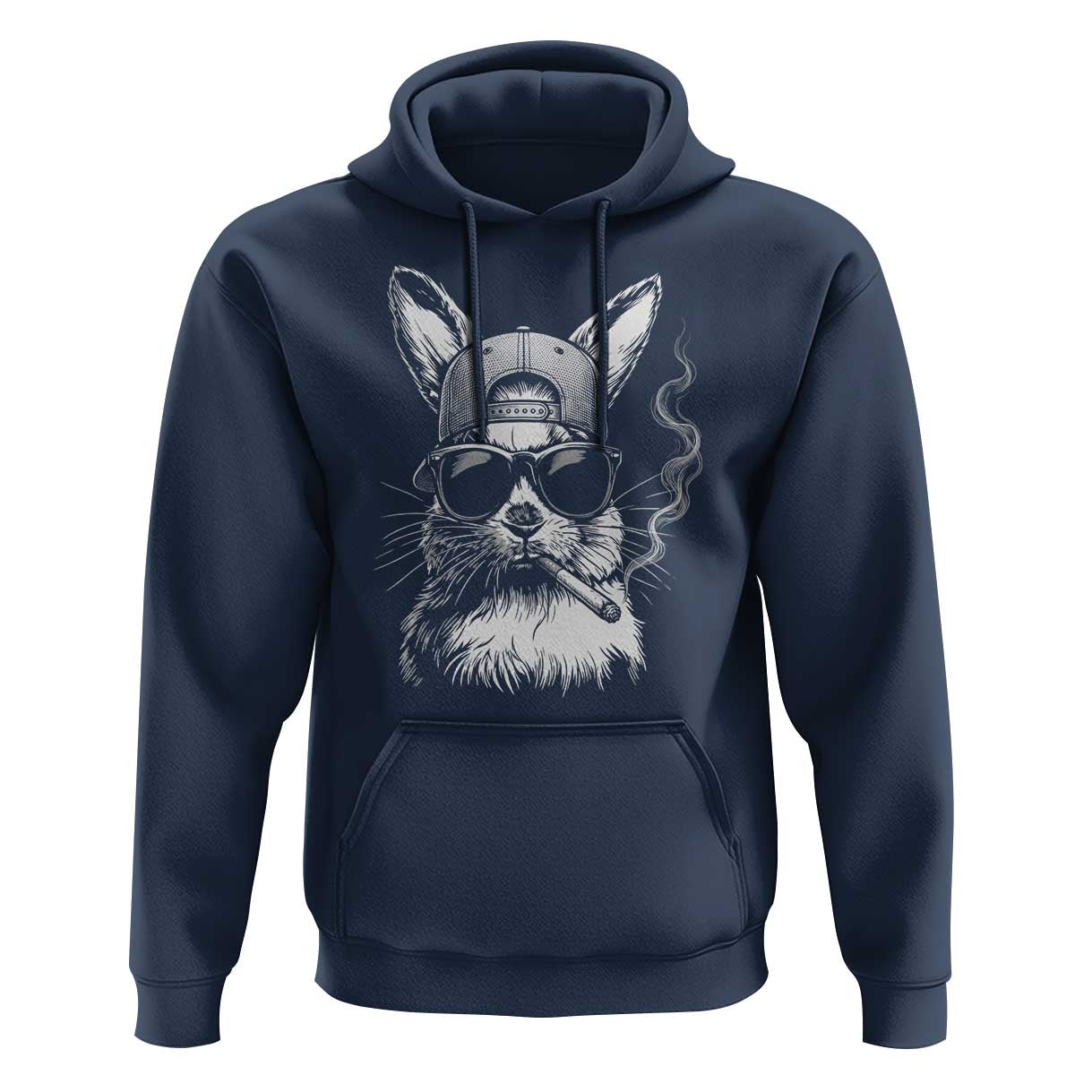 Funny Easter Bunny Smoking Meme Hoodie
