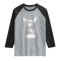 Funny Easter Bunny Smoking Meme Raglan Shirt