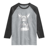 Funny Easter Bunny Smoking Meme Raglan Shirt