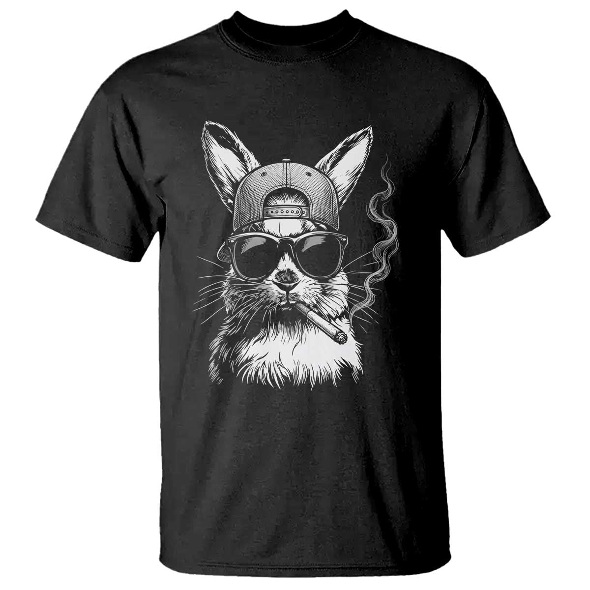 Funny Easter Bunny Smoking Meme T Shirt