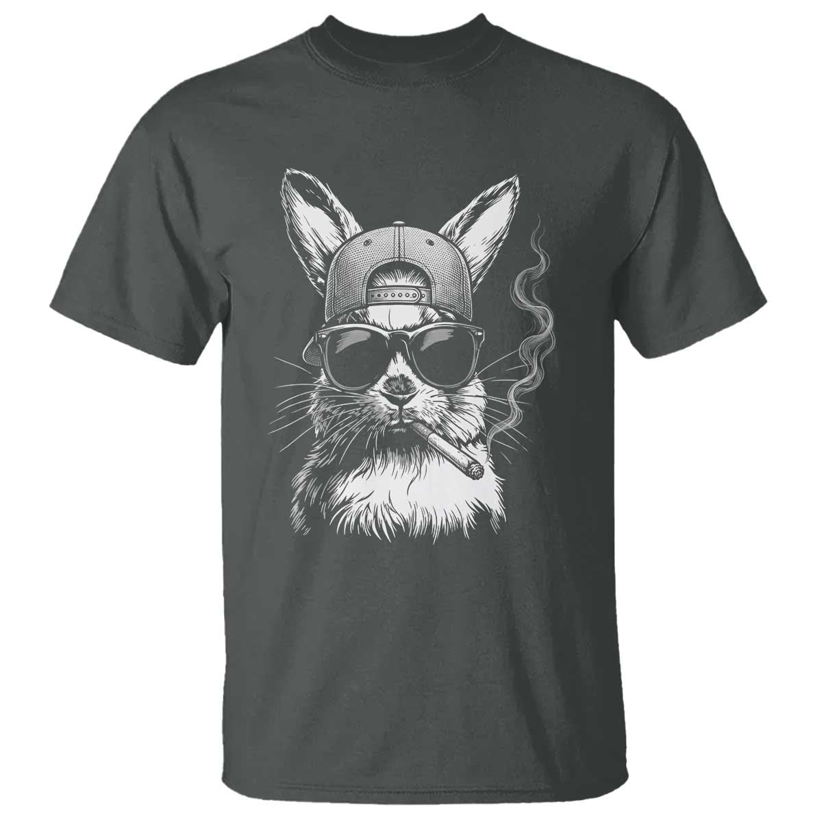 Funny Easter Bunny Smoking Meme T Shirt