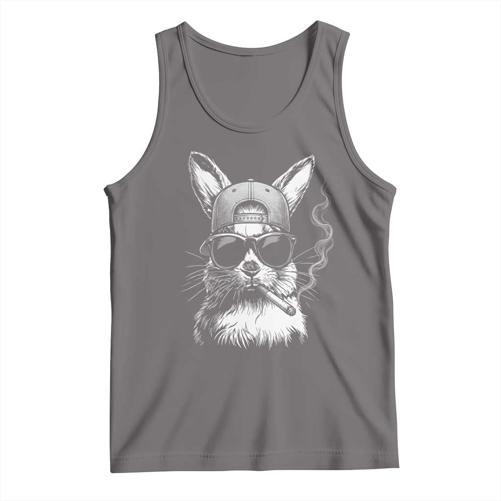 Funny Easter Bunny Smoking Meme Tank Top