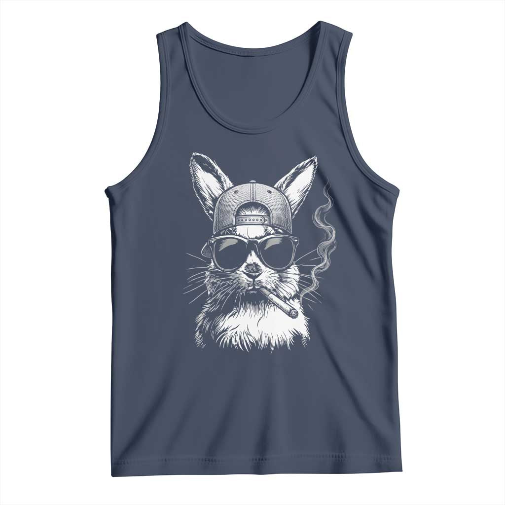 Funny Easter Bunny Smoking Meme Tank Top