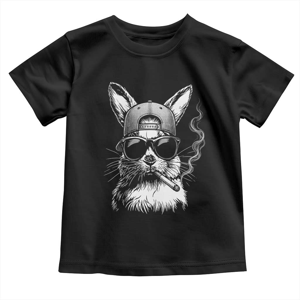 Funny Easter Bunny Smoking Meme Toddler T Shirt
