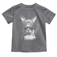 Funny Easter Bunny Smoking Meme Toddler T Shirt