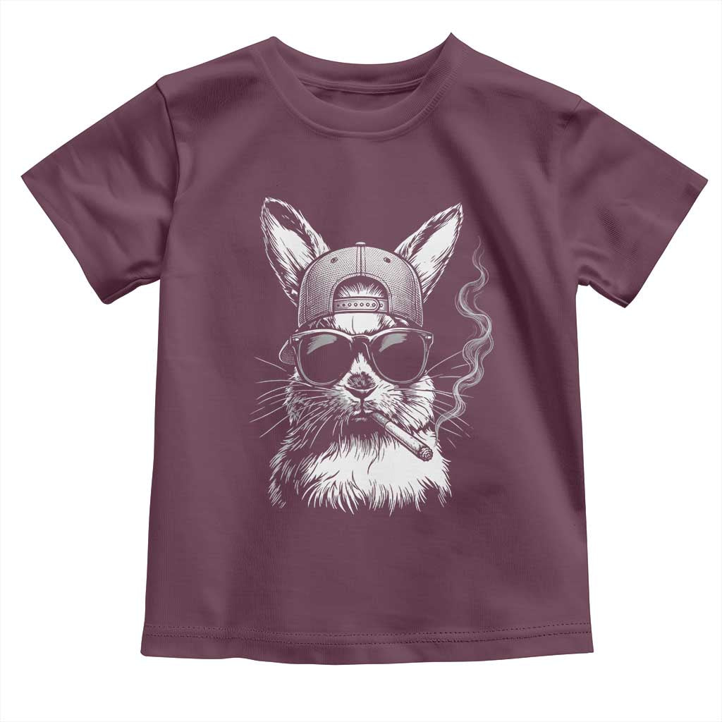 Funny Easter Bunny Smoking Meme Toddler T Shirt
