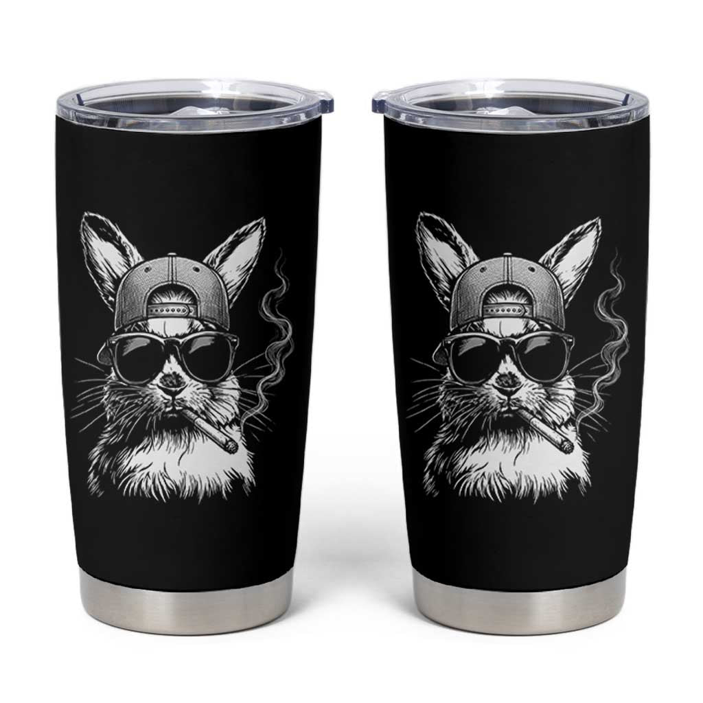 Funny Easter Bunny Smoking Meme Tumbler Cup