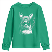 Funny Easter Bunny Smoking Meme Youth Sweatshirt