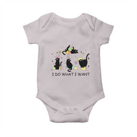 Funny Easter Black Cat Baby Onesie I Do What I Want