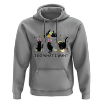 Funny Easter Black Cat Hoodie I Do What I Want