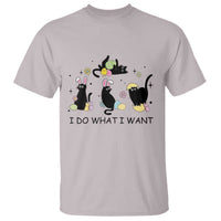 Funny Easter Black Cat T Shirt I Do What I Want