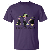 Funny Easter Black Cat T Shirt I Do What I Want