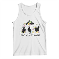 Funny Easter Black Cat Tank Top I Do What I Want