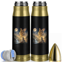 Easter Bunny Howling to the Moon Vintage Bullet Tumbler