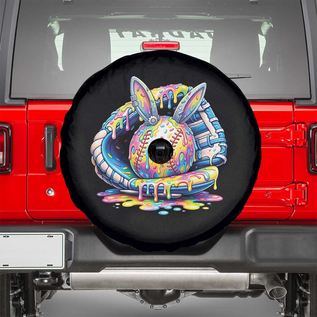 Baseball Easter Spare Tire Cover Drip Ice Cream Sprinkles Baseball Glove
