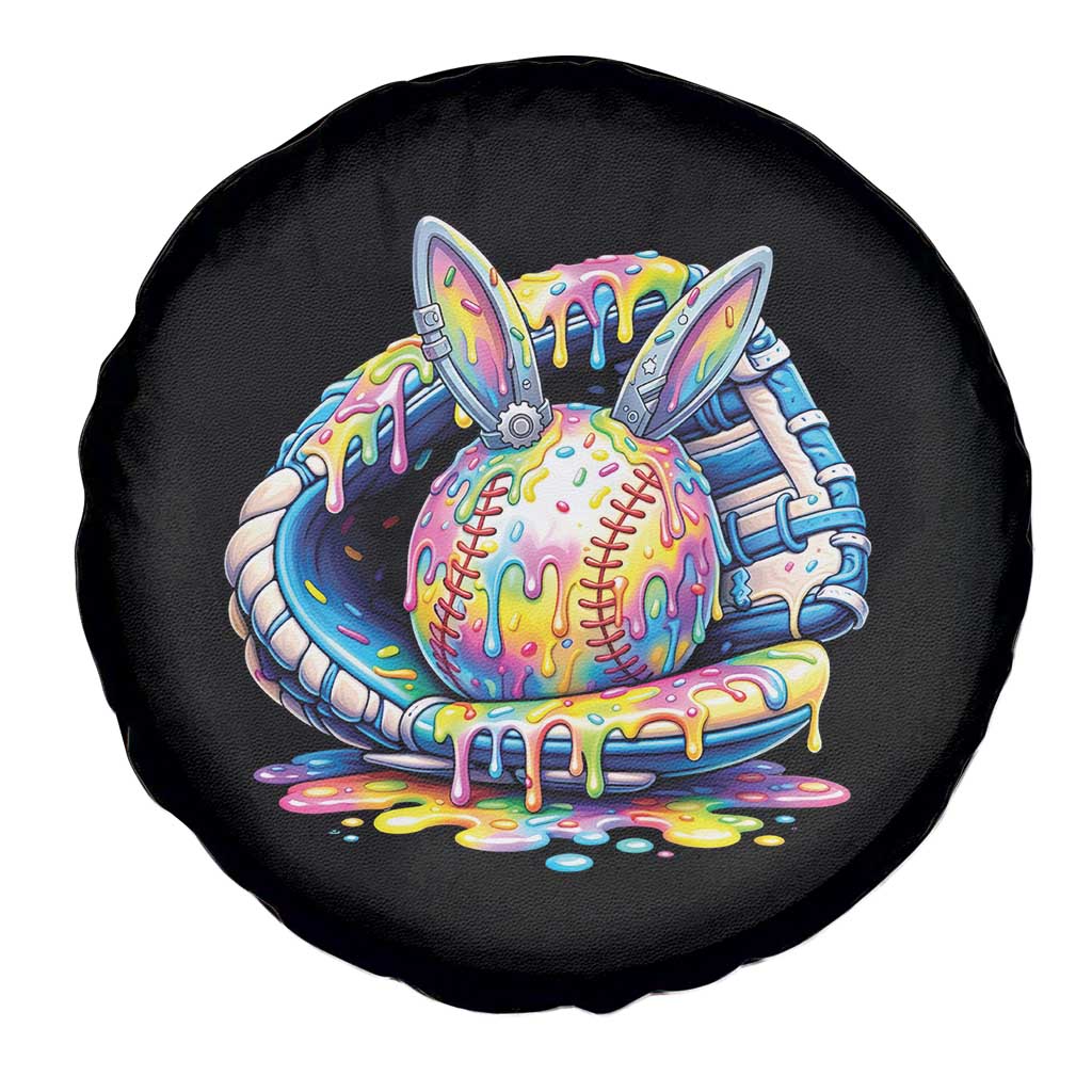 Baseball Easter Spare Tire Cover Drip Ice Cream Sprinkles Baseball Glove