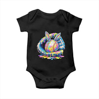 Baseball Easter Baby Onesie Drip Ice Cream Sprinkles Baseball Glove