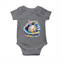 Baseball Easter Baby Onesie Drip Ice Cream Sprinkles Baseball Glove