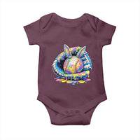 Baseball Easter Baby Onesie Drip Ice Cream Sprinkles Baseball Glove