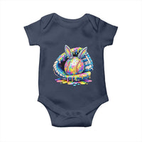 Baseball Easter Baby Onesie Drip Ice Cream Sprinkles Baseball Glove
