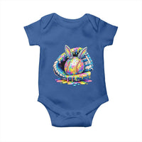Baseball Easter Baby Onesie Drip Ice Cream Sprinkles Baseball Glove
