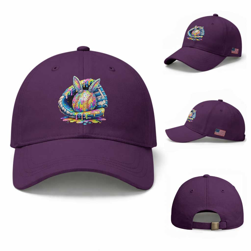 Baseball Easter Baseball Cap Drip Ice Cream Sprinkles Baseball Glove
