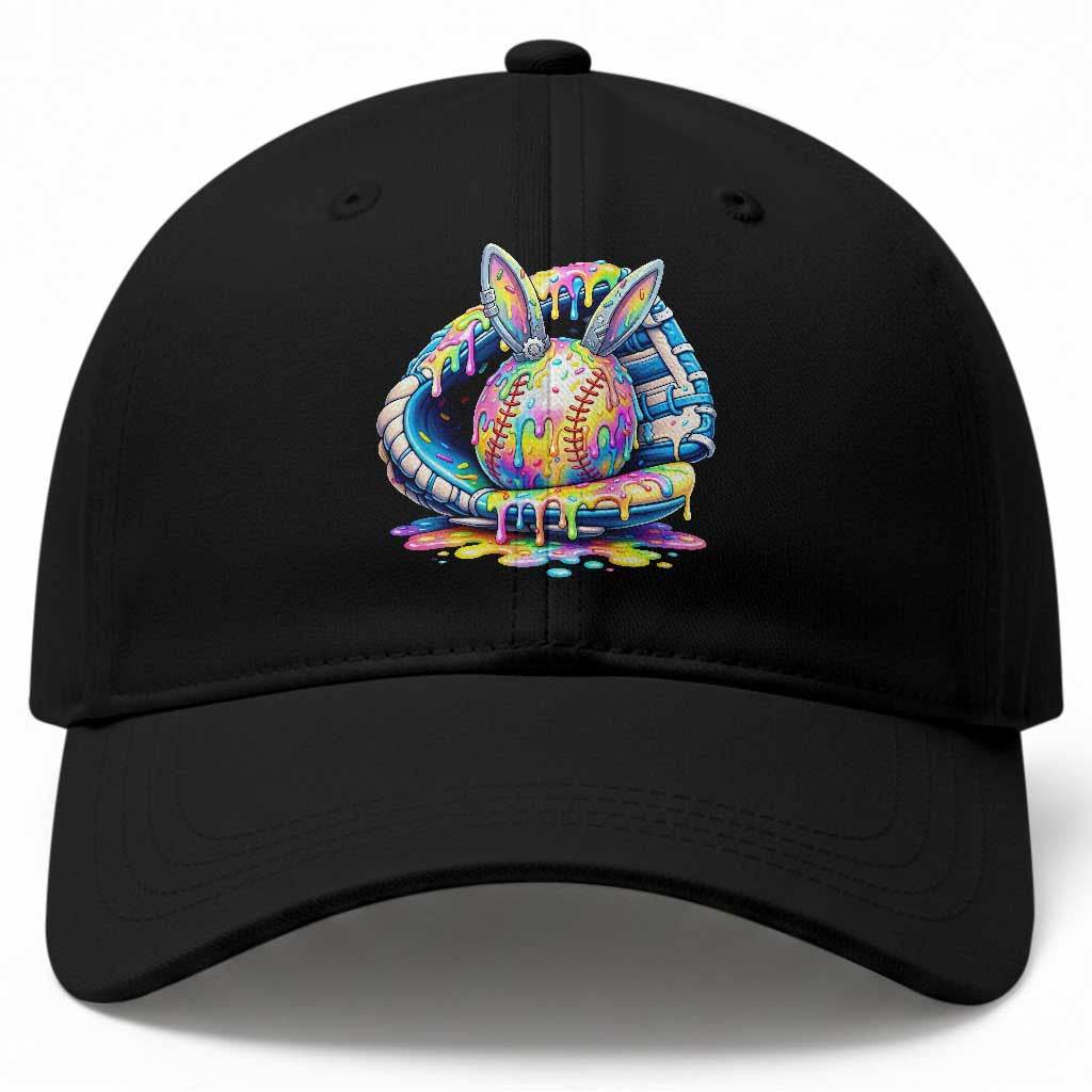 Baseball Easter Baseball Cap Drip Ice Cream Sprinkles Baseball Glove