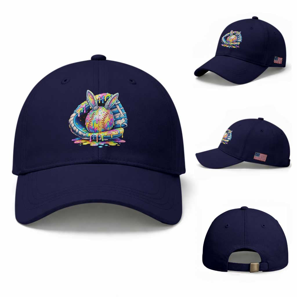 Baseball Easter Baseball Cap Drip Ice Cream Sprinkles Baseball Glove
