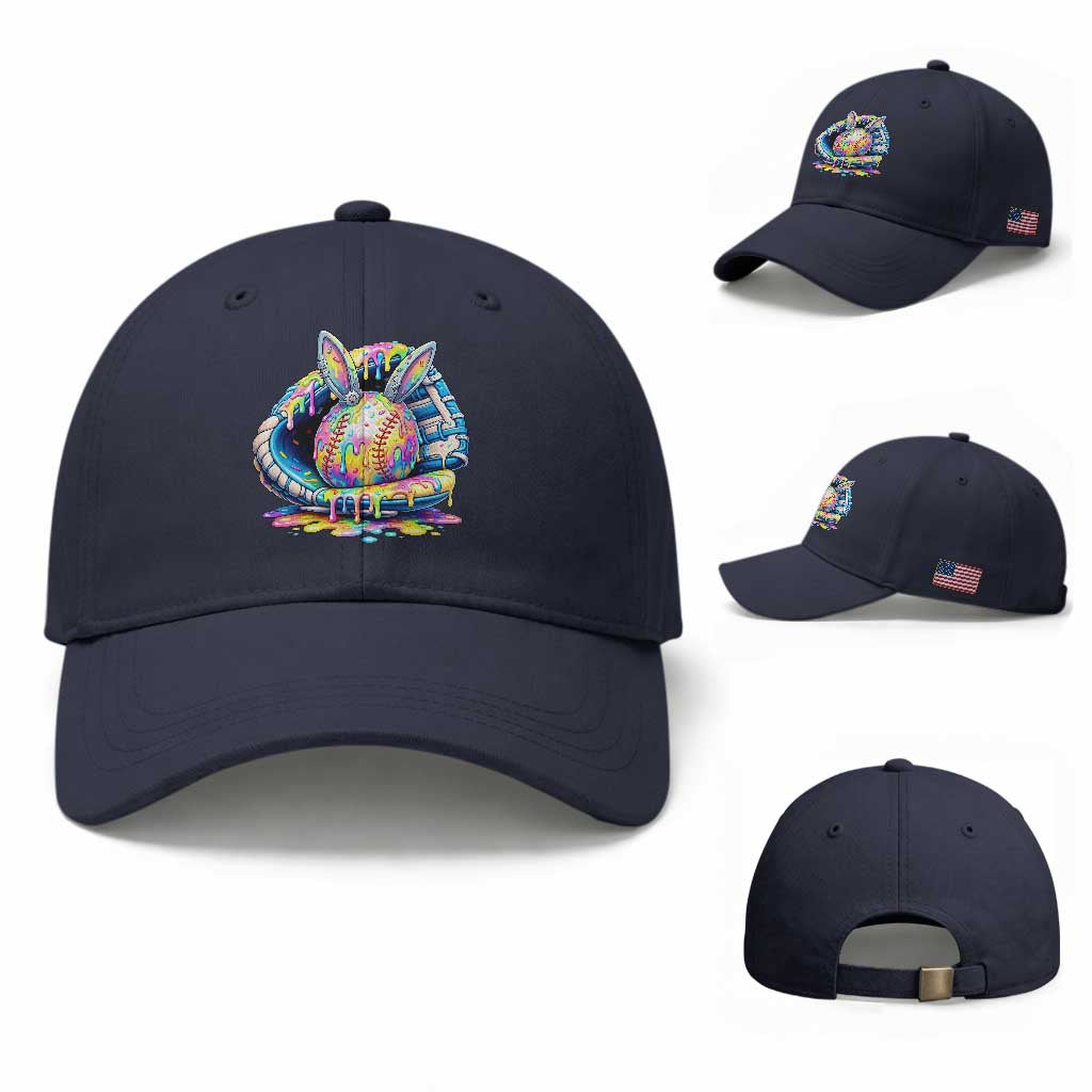 Baseball Easter Baseball Cap Drip Ice Cream Sprinkles Baseball Glove