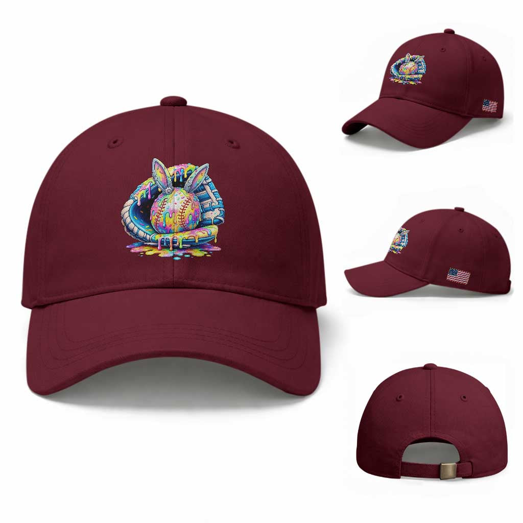 Baseball Easter Baseball Cap Drip Ice Cream Sprinkles Baseball Glove